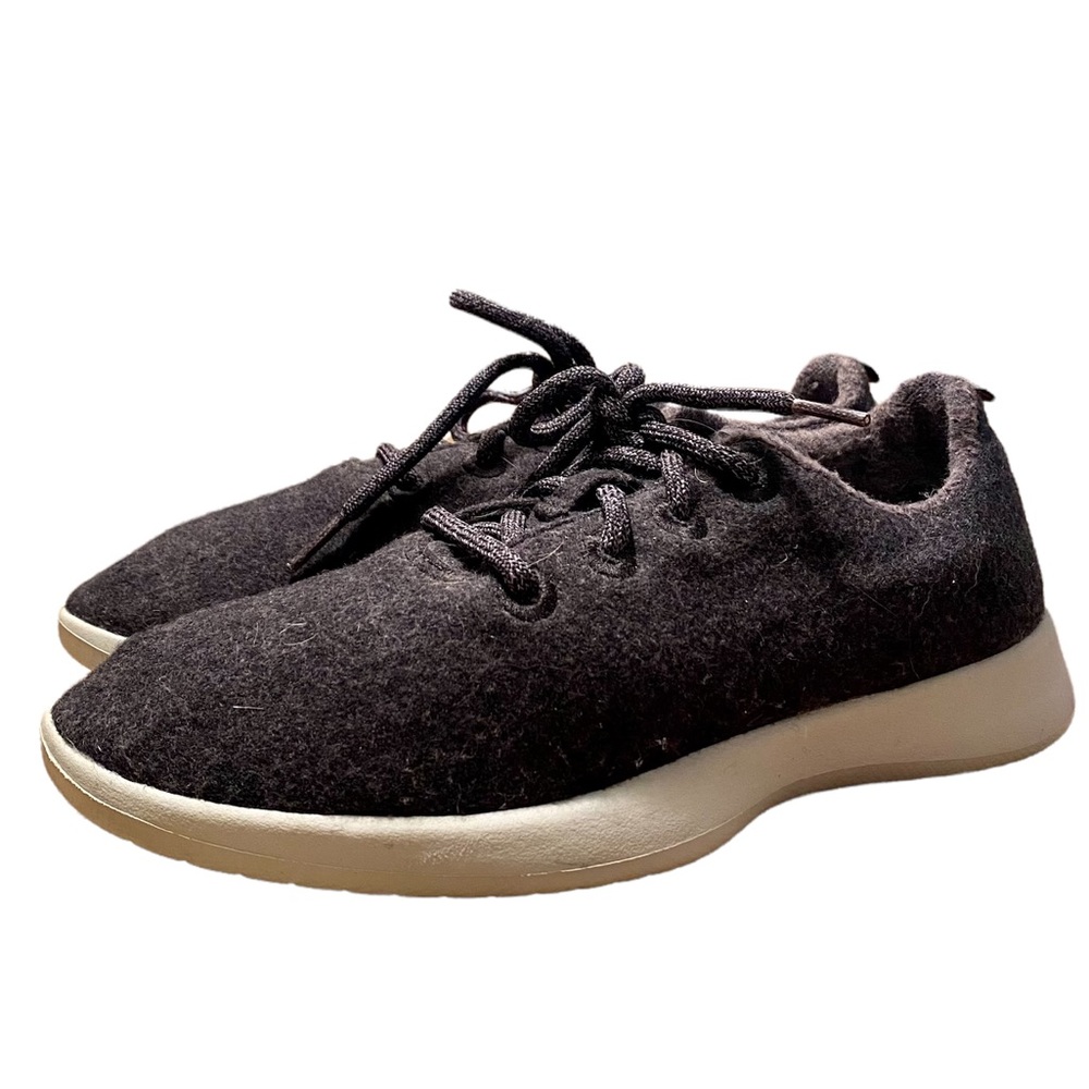 ALLBIRDS GRAY WOOL RUNNERS MERINO WOOL MACHINE WASHABLE RUNNING SHOES SIZE 8